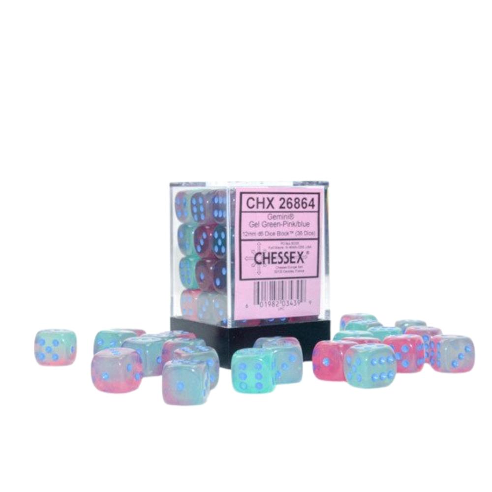Chessex 12mm d6 Dice Block (36 Dice)