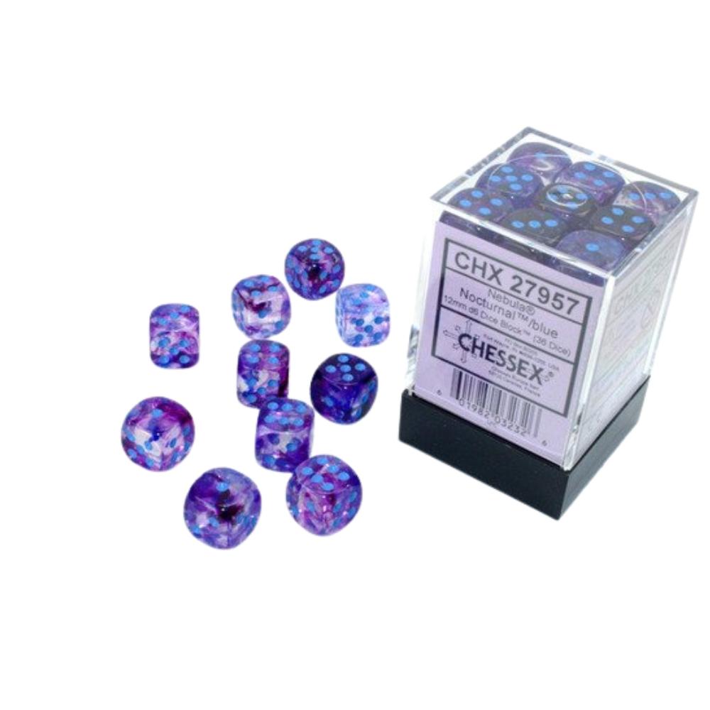 Chessex 12mm d6 Dice Block (36 Dice)