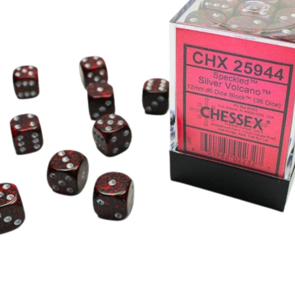 Chessex 12mm d6 Dice Block (36 Dice)
