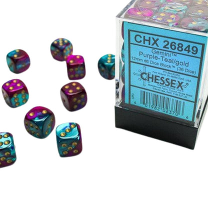 Chessex 12mm d6 Dice Block (36 Dice)