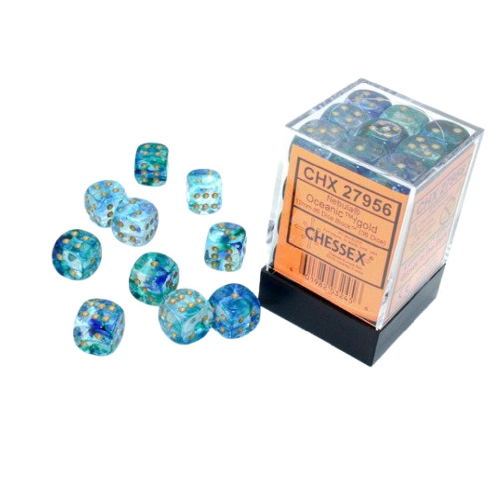 Chessex 12mm d6 Dice Block (36 Dice)