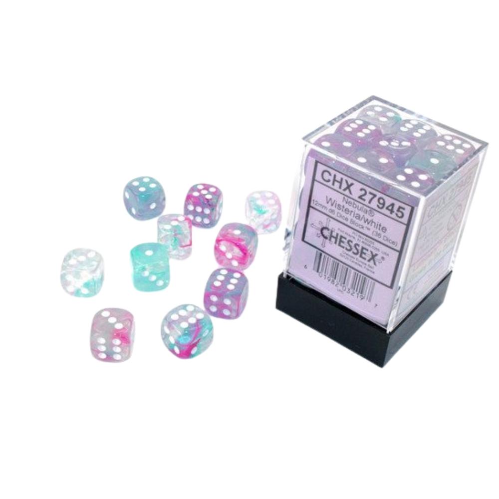 Chessex 12mm d6 Dice Block (36 Dice)