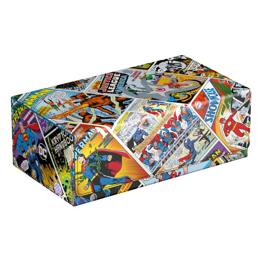 Das  DC Justice League™ Collectors Case im Vintage Comics Design von Squaroes