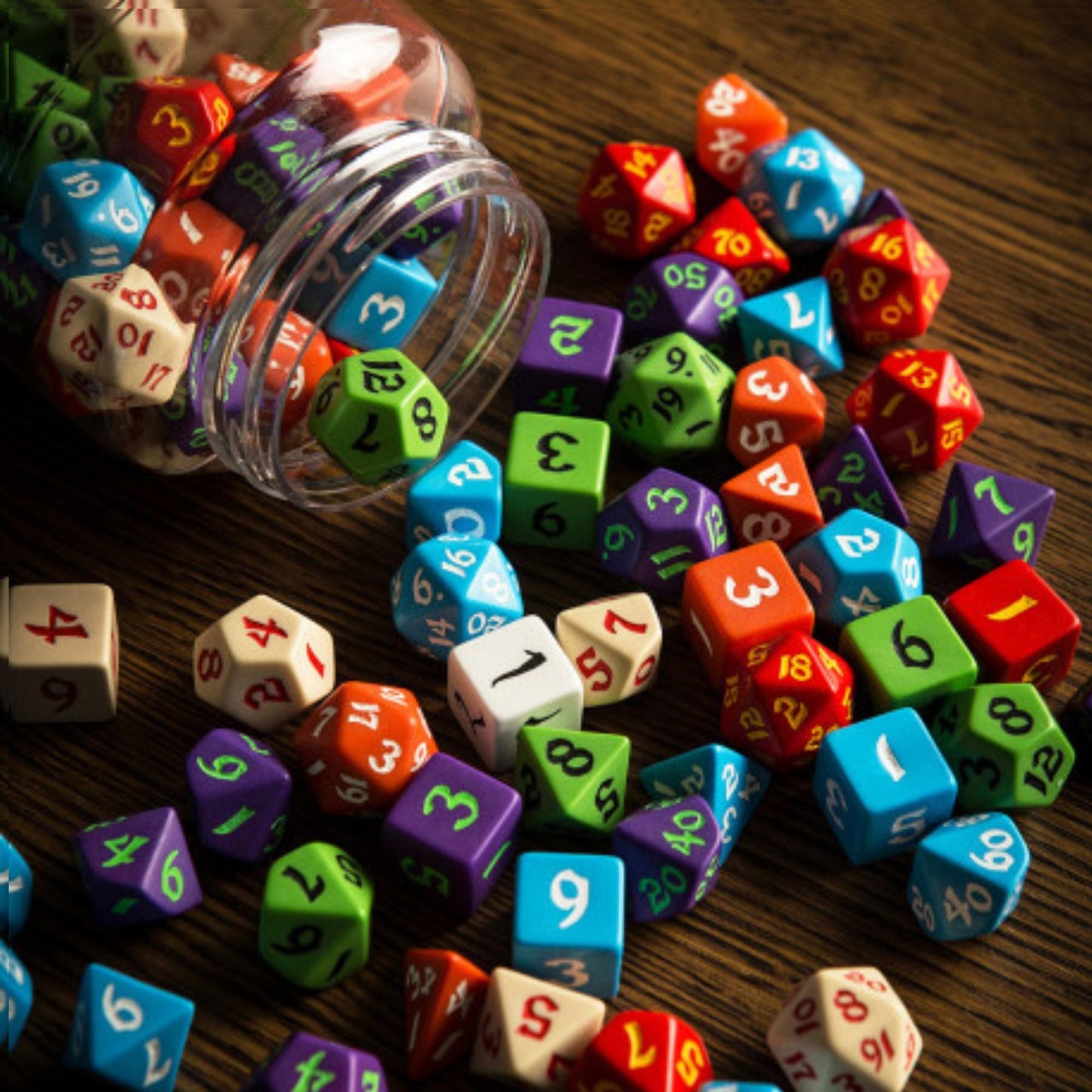 Q Workshop – Jar of Dice: Classic RPG (Würfelglas mit 80+ Würfeln)