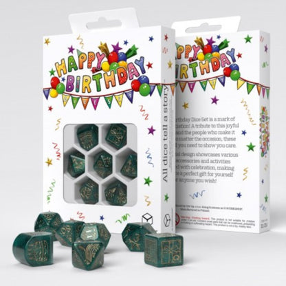 Q Workshop Premium RPG Dice Set – 7-teiliges Themen-Würfelset