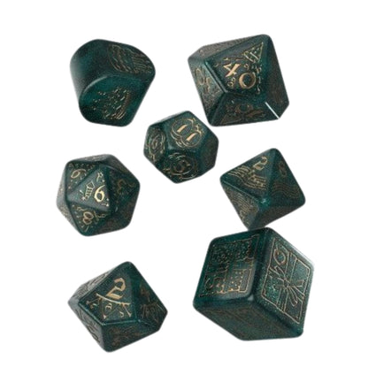 Q Workshop Premium RPG Dice Set – 7-teiliges Themen-Würfelset