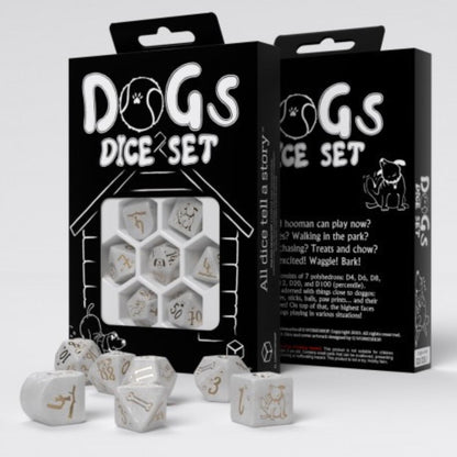 Q Workshop Premium RPG Dice Set – 7-teiliges Themen-Würfelset