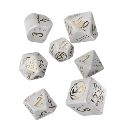 Q Workshop Premium RPG Dice Set – 7-teiliges Themen-Würfelset