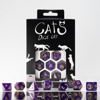 Q Workshop Premium RPG Dice Set – 7-teiliges Themen-Würfelset