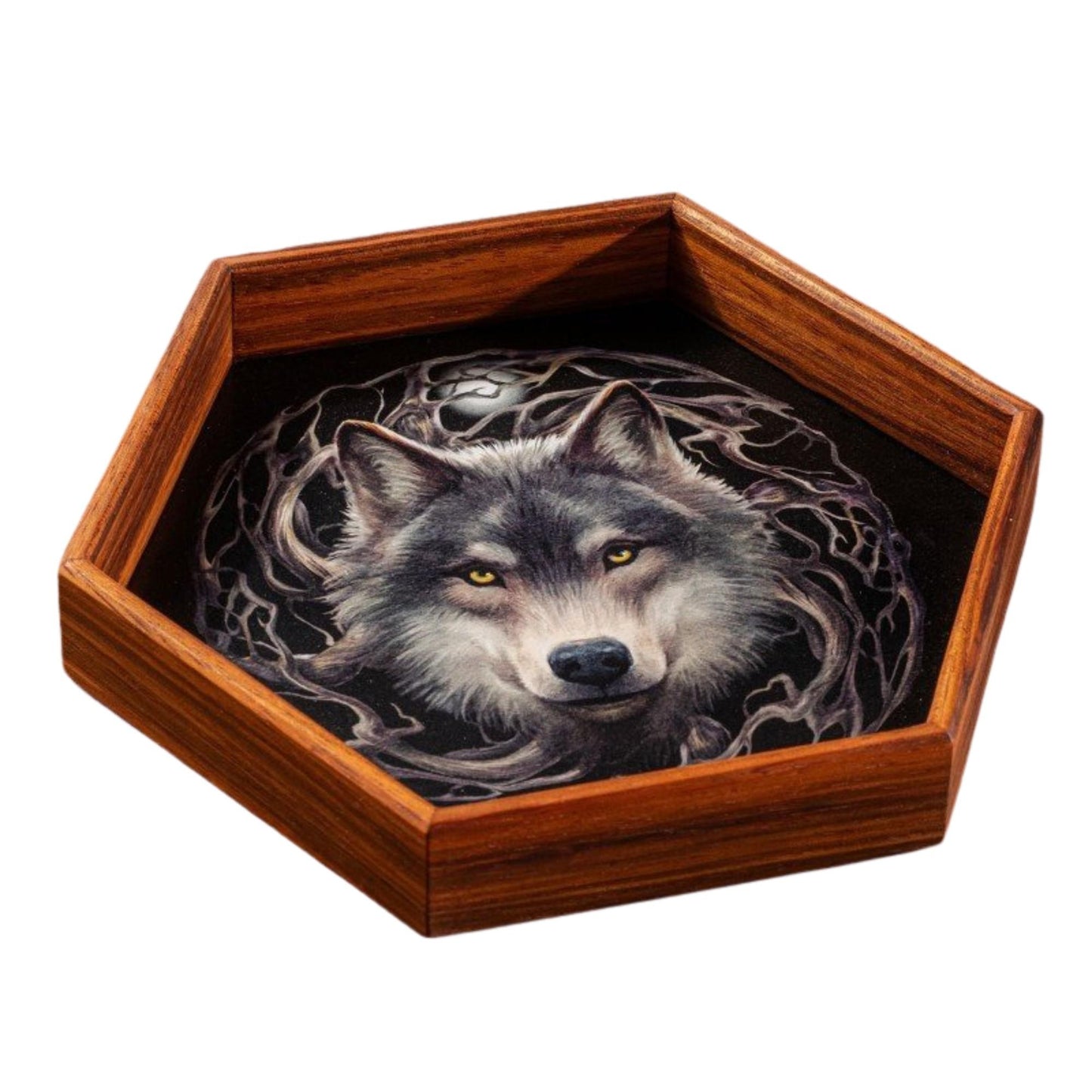 Q Workshop – Anne Stokes Dice Tray aus Bodo-Holz