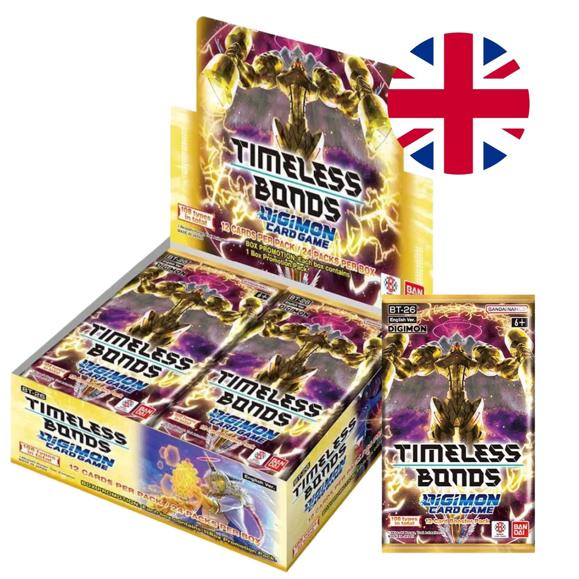 Digimon Card Game Timeless Bonds BT-26 Booster Display (24 Packs) - EN