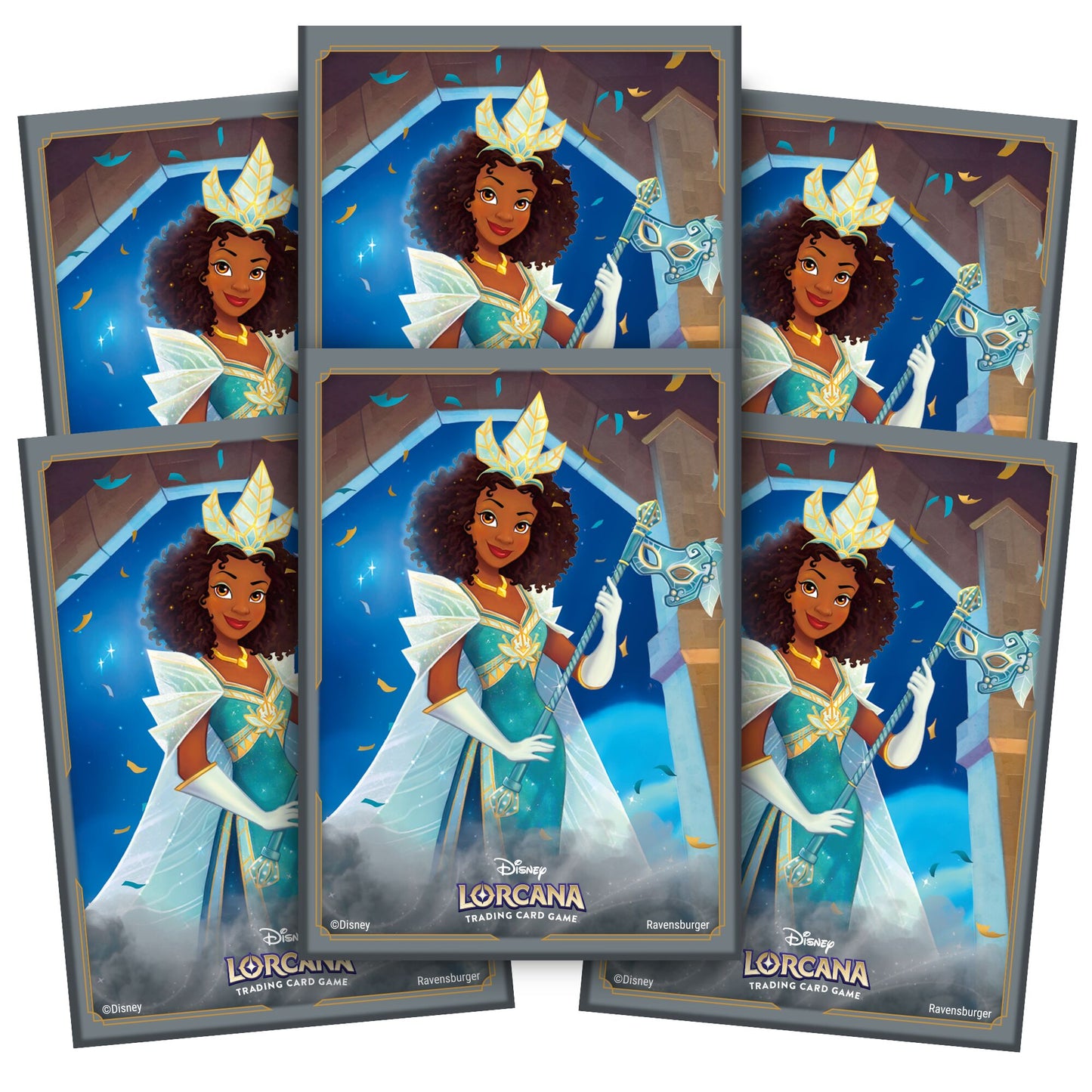 Die Disney Lorcana Kartenhüllen Tiana aus der Himmelsleuchten Edition