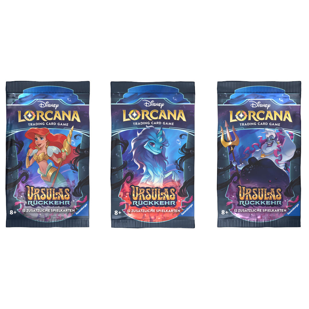 Disney Lorcana: Ursulas Rückkehr - Booster alle Artworks