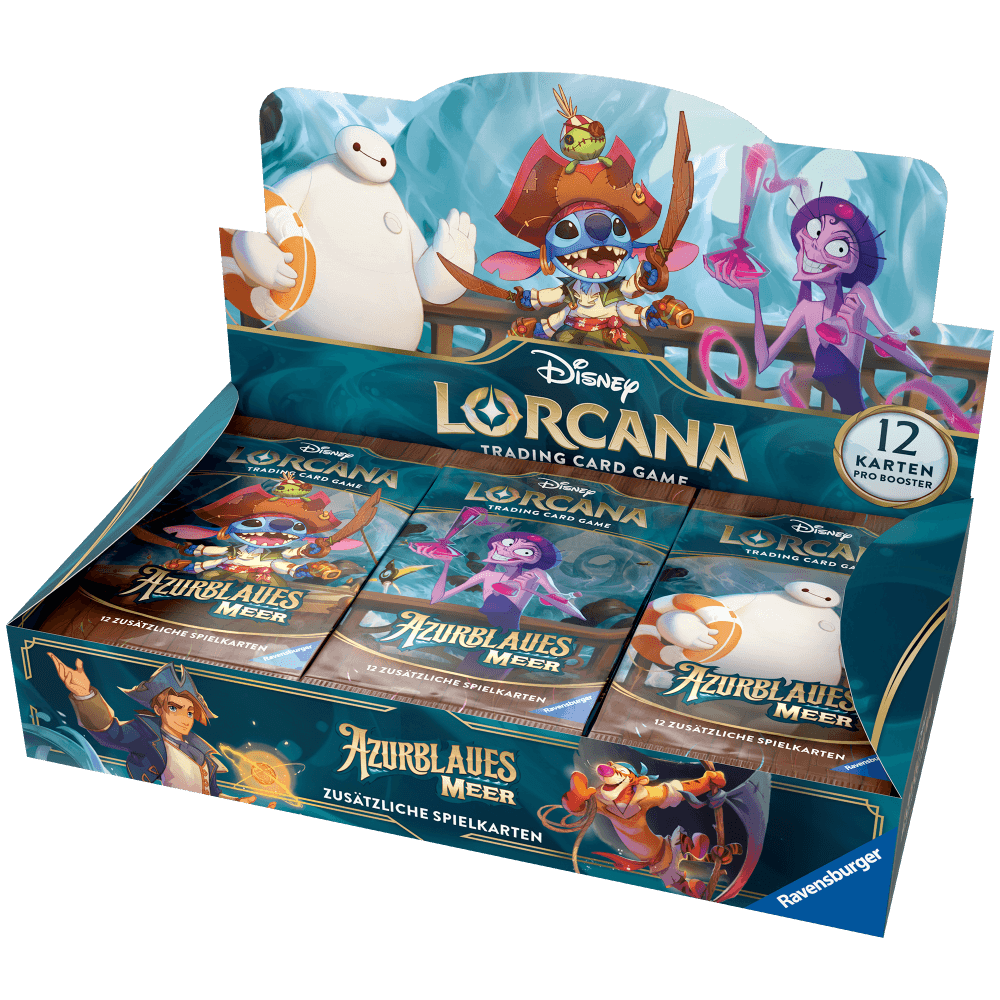 Disney Lorcana Trading Card Game Booster Display mit 24 Boosterpacks