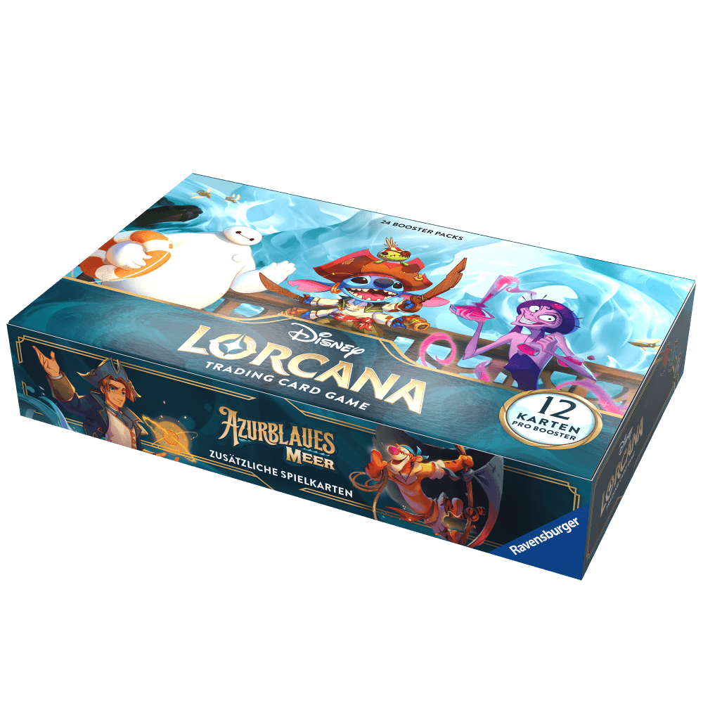 Disney Lorcana TCG Azurblaues Meer Booster Display