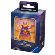 80 Karten Deck Box mit Pooh Artwork von Disney Lorcana TCG Azurblaues Meer