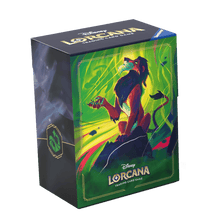 Disney Lorcana TCG Deckbox Scar aus der Erweiterung Azurblaues Meer