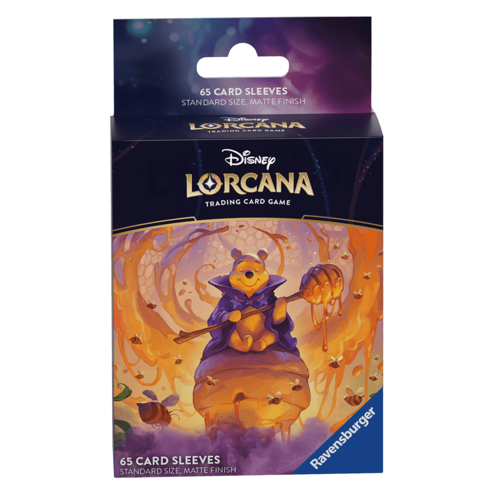 Disney Lorcana TCG Azurblaues Meer - 65 Card Sleeves mit Pooh Artwork