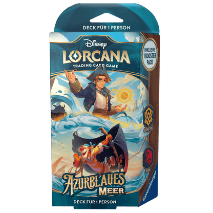 Disney Lorcana TCG Starterdeck Bernstein/Rubin der Erweiterung Azurblaues Meer