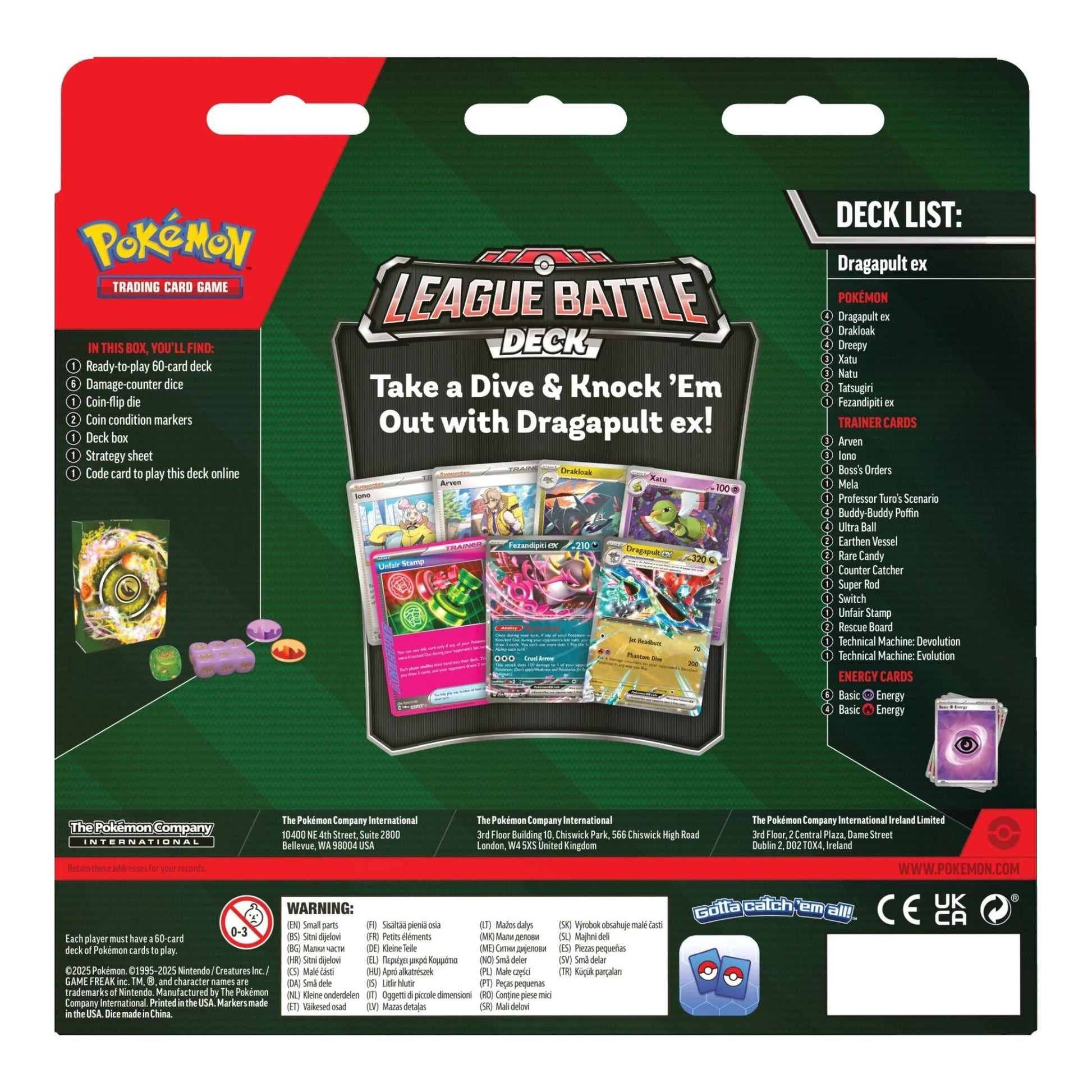 Dragapult ex - Pokemon TCG League Battle Deck Dragapult ex - Pokemon TCG League Battle Deck