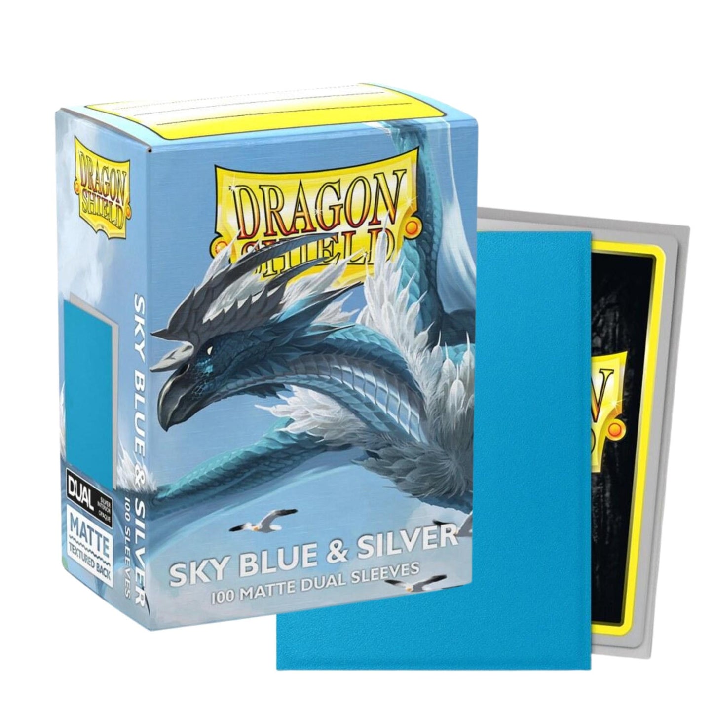 Dragon Shield - Standard Matte Dual Silver Sleeves (100 Hüllen)