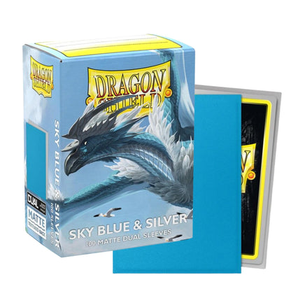 Dragon Shield - Standard Matte Dual Silver Sleeves (100 Hüllen)