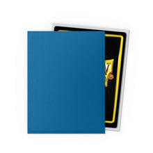 Dragon Shield – 100 Standard Size Matte Dual Sleeves Cobalt & Silver - Anniversary Special Edition