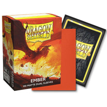 Dragon Shield – 100 Standard Size Matte Dual Sleeves Ember