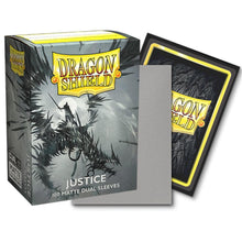 Dragon Shield – 100 Standard Size Matte Dual Sleeves Justice