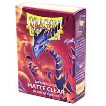 Dragon Shield: 60 Matte Outer Sleeves - Japanese Size Clear