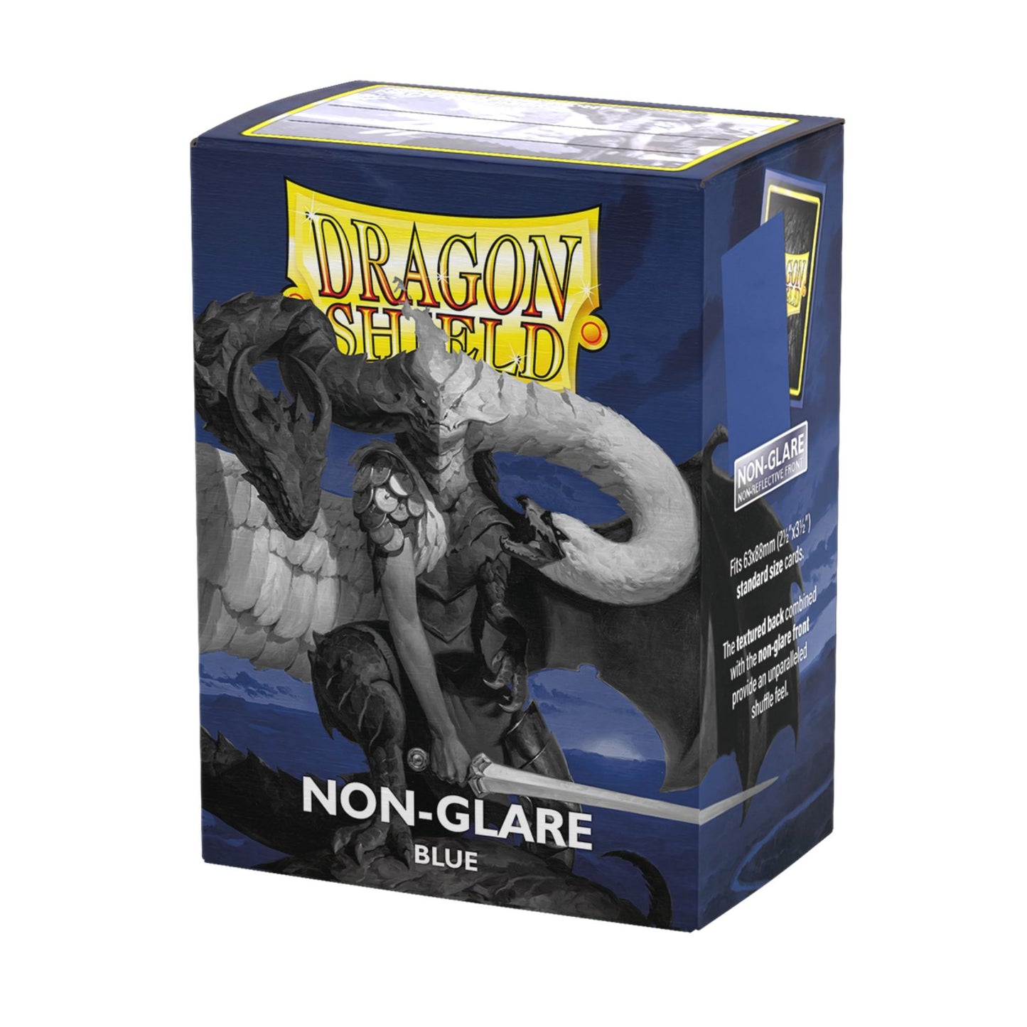Dragon Shield – 100 Standard Size Matte Sleeves Non-Glare Blue
