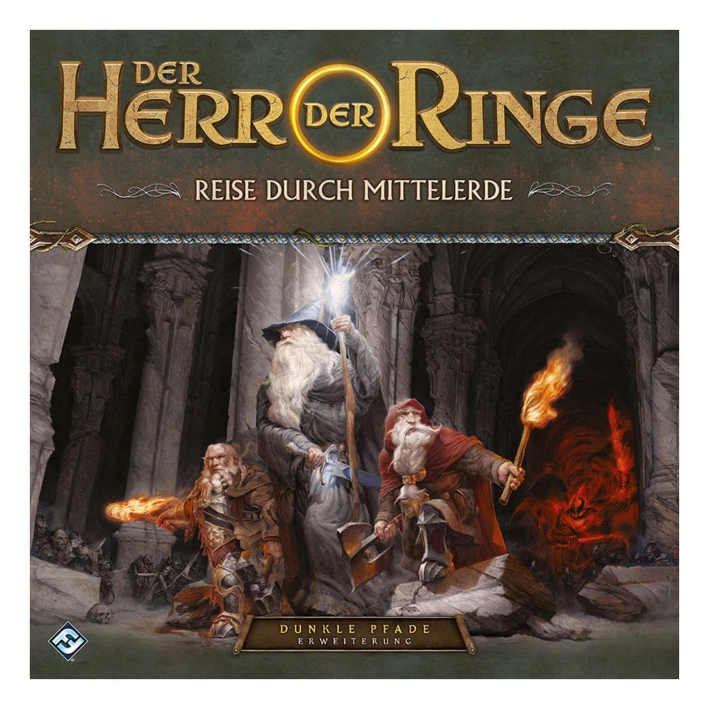 Fantasy Flight Games – The Lord of the Rings: Journeys in Middle-earth – Shadowed Paths Expansion (German Edition)