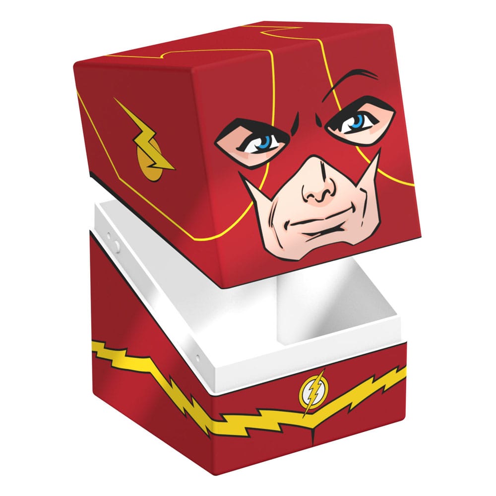 Die öffnente The Flash™ Deck Box der Squaroe DC Justice League™