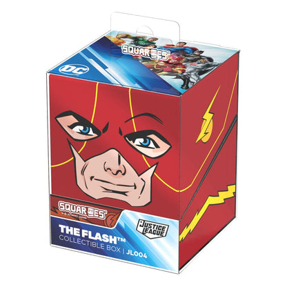 Die The Flash™ Deck Box der Squaroe DC Justice League™ in der Produktverpackung