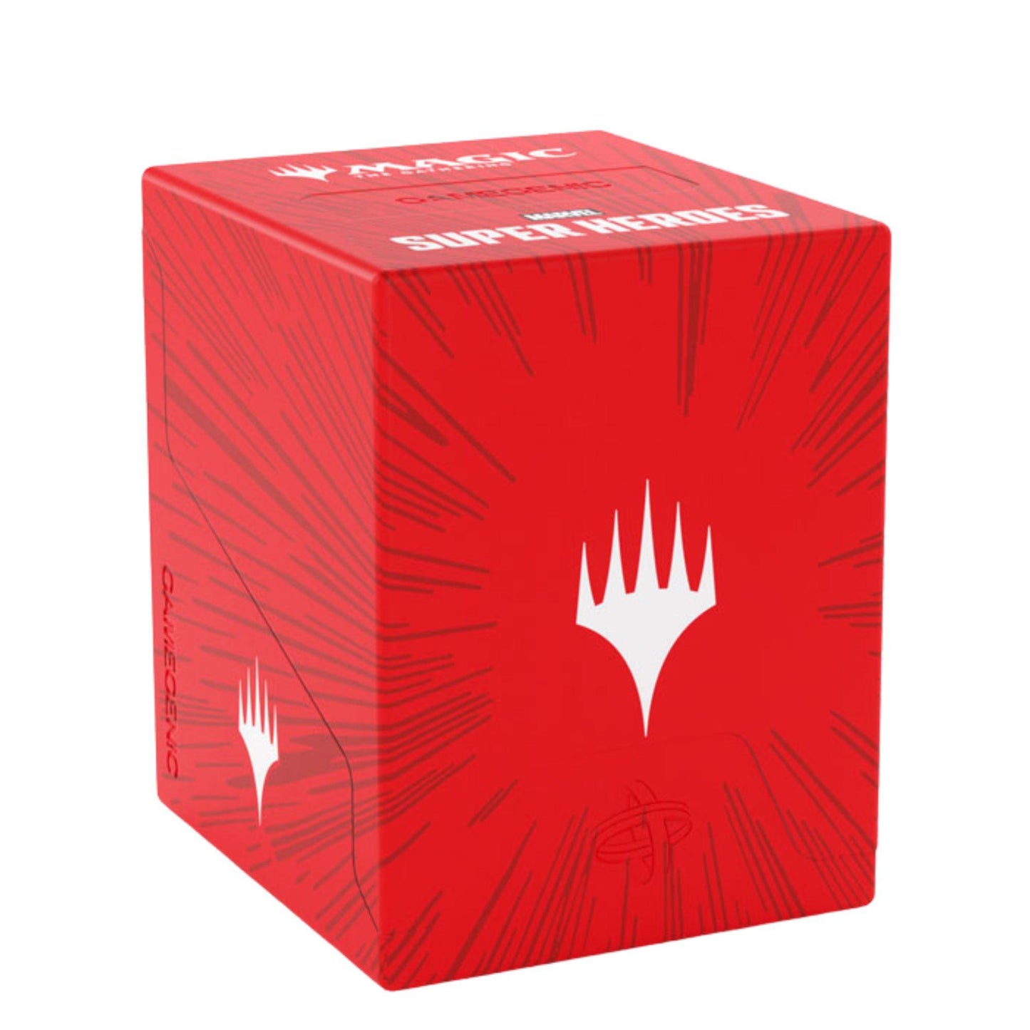Gamegenic Bastion 100+ XL Deck Box – MTG Marvel Super Heroes – Comic Burst Edition