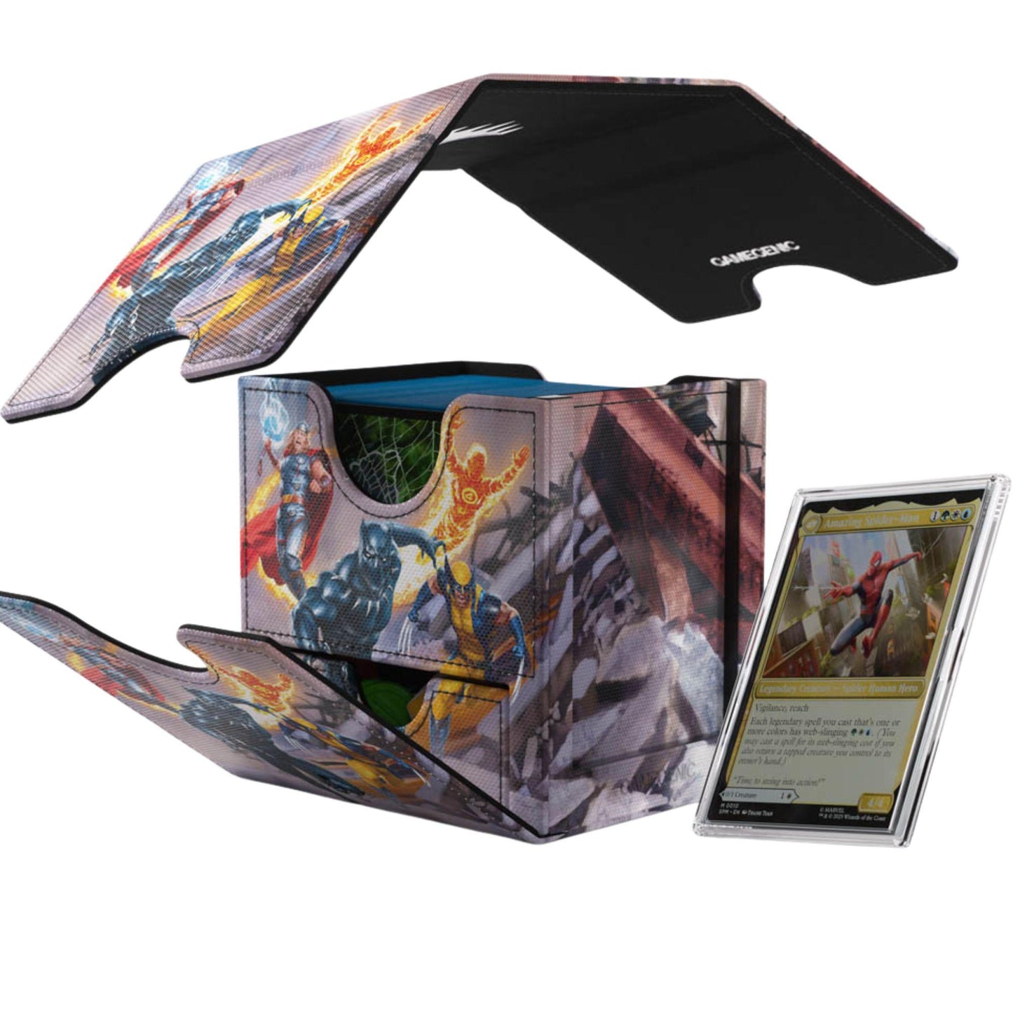 Gamegenic Sidekick PRO 100+ XL Deck Box – MTG Marvel Super Heroes