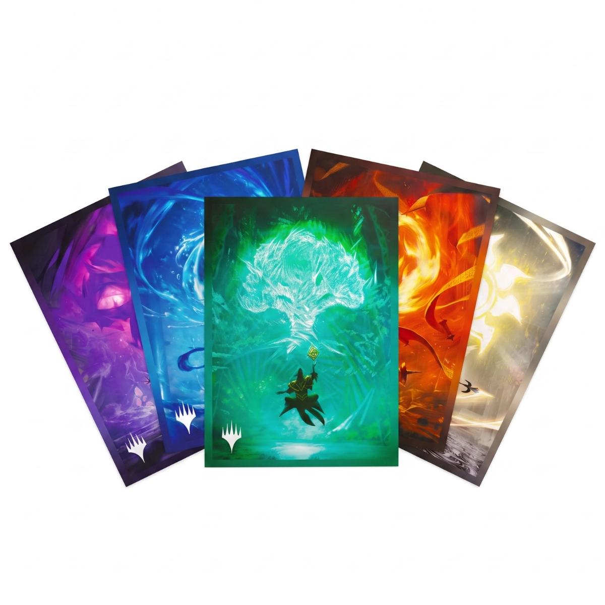 Gamegenic MTG Sleeves with Land Artwork from Secrets of Strixhaven