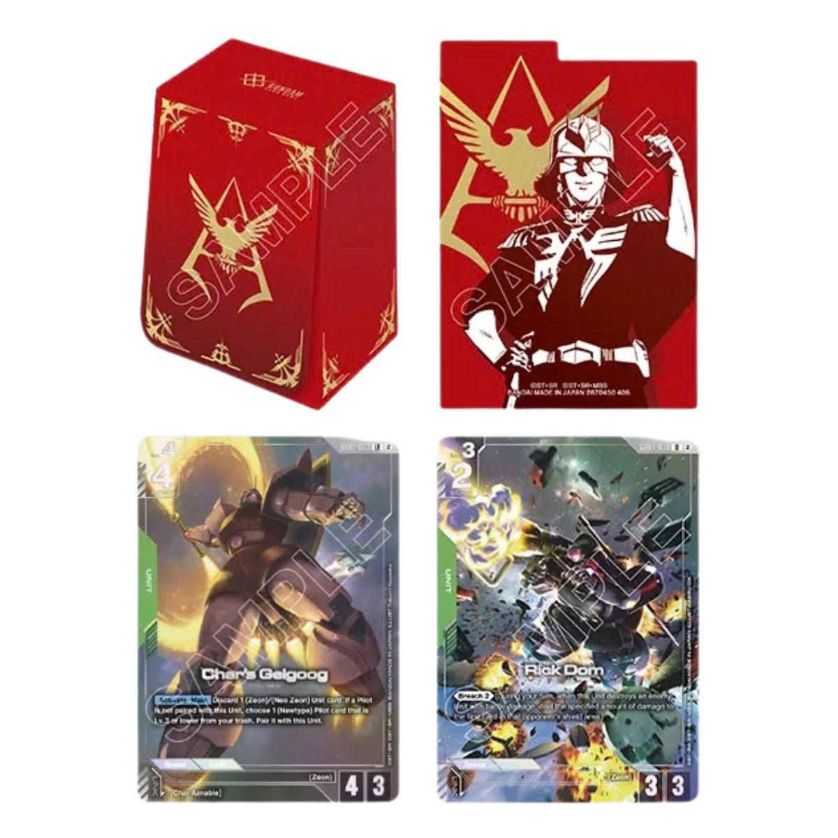 Gundam Card Game – Offizielles Deck Case Set 02 mit Promokarten