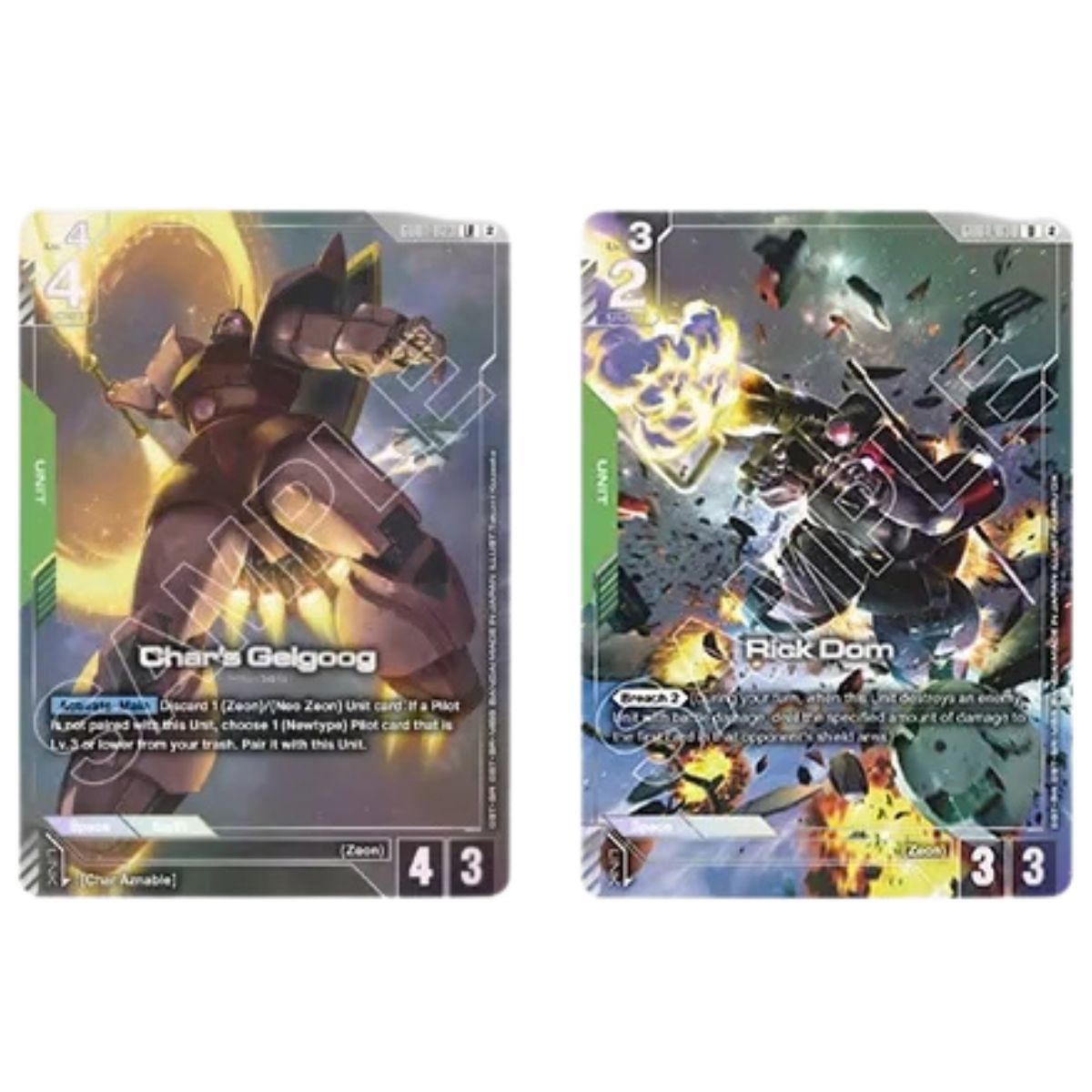Gundam Card Game – Offizielles Deck Case Set 02 mit Promokarten
