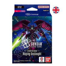 Gundam Card Game – Raging Onslaught [ST12] Starter-Deck (Englische Ausgabe)