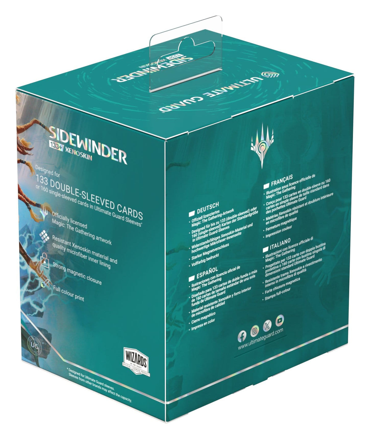 Ultimate Guard Sidewinder 133+ Xenoskin Magic: The Gathering "Reality Fracture" Commander Deckbox