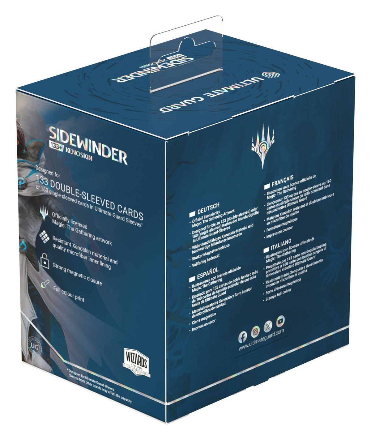 Ultimate Guard Sidewinder 133+ Xenoskin Magic: The Gathering "Reality Fracture" Commander Deckbox