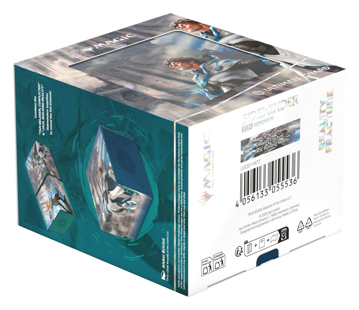 Ultimate Guard Sidewinder 133+ Xenoskin Magic: The Gathering "Reality Fracture" Commander Deckbox