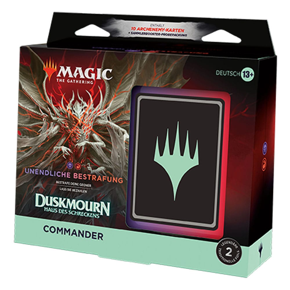 Magic the Gathering Unendliche Bestrafung Commander Deck der Erweiterung Duskmourn Haus des Schreckens