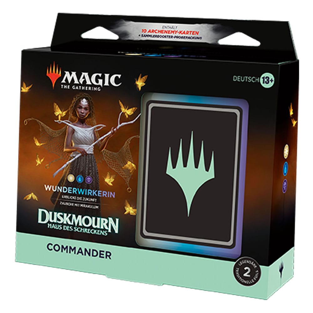 Magic the Gathering Wunderwirkerin Commander Deck der Erweiterung Duskmourn Haus des Schreckens