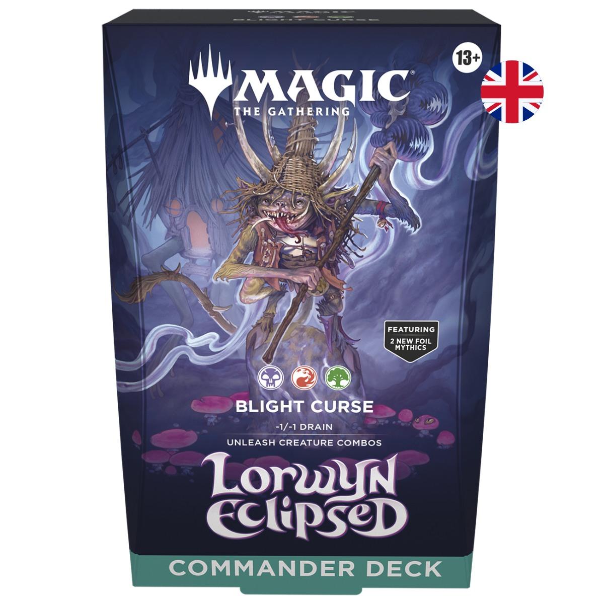 Magic: The Gathering Lorwyn Eclipsed Commander Deck – Blight Curse