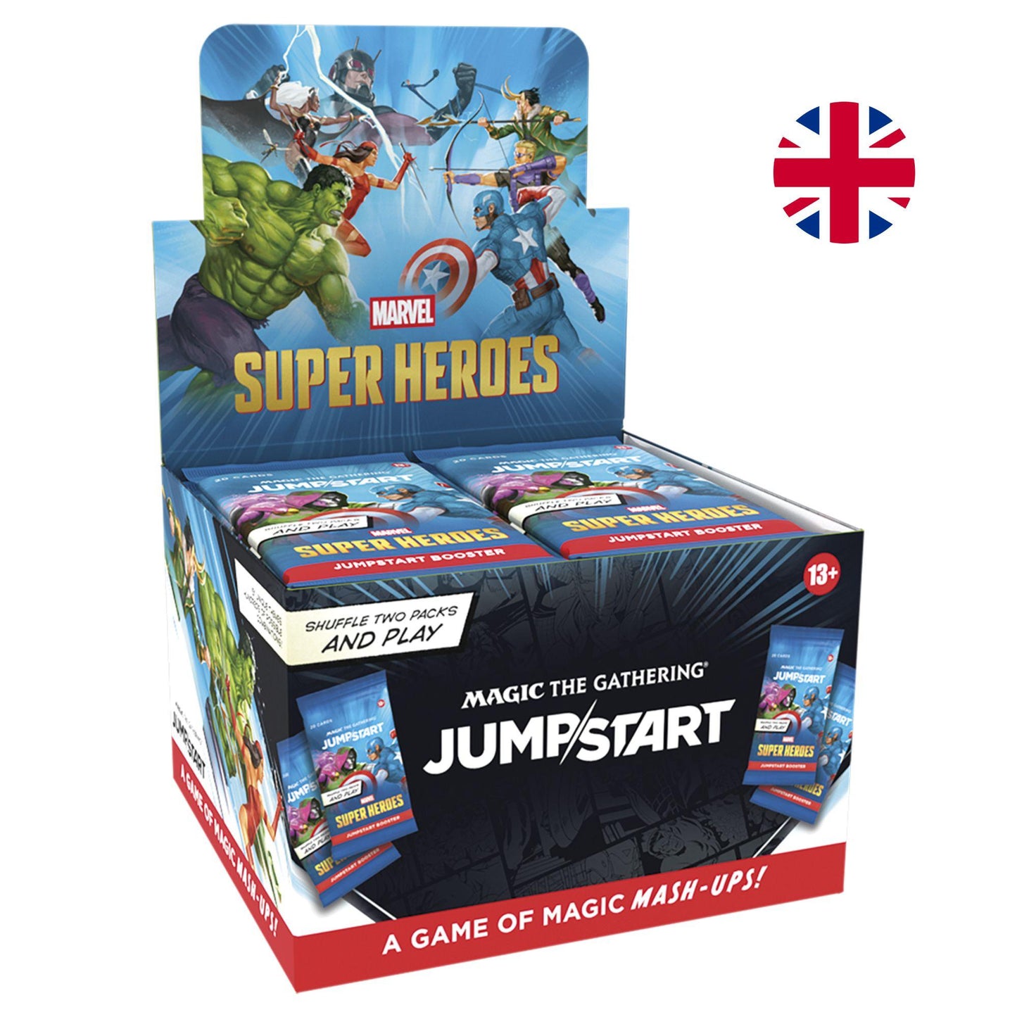 Magic: The Gathering – Marvel Super Heroes Jumpstart Booster Display (English)