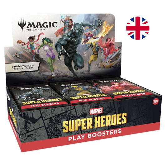 Magic: The Gathering – Marvel Super Heroes Play Booster Display (Englisch)