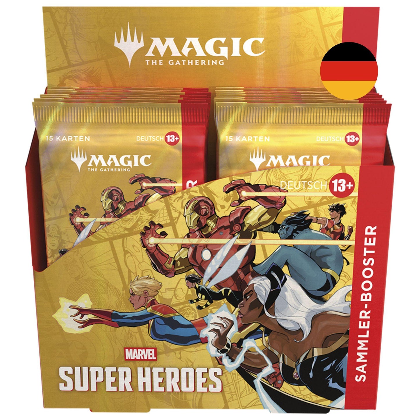 Magic: The Gathering Marvel Super Heroes Collector Booster Display (German Edition)