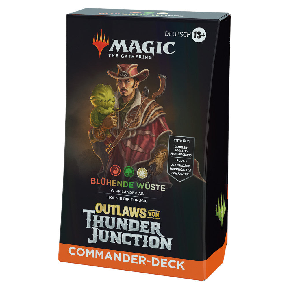 MTG Commander Deck - Outlaws von Thunder Junction Blühende Wüste